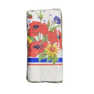 Creative Paper Tableware Guest Towels Napkins 3 Ply Floral 12x17 Gibson (24) NEW